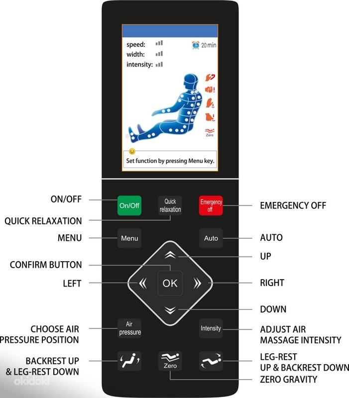 Массажное кресло Takasima Venerdi Simpatica Atomico