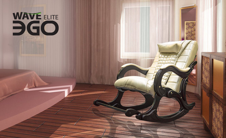 Массажное кресло-качалка EGO WAVE EG-2001 Шампань