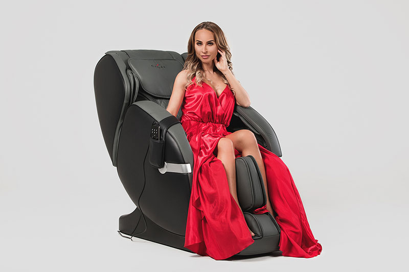 Массажное кресло CASADA BetaSonic 2 (БетаСоник) серый