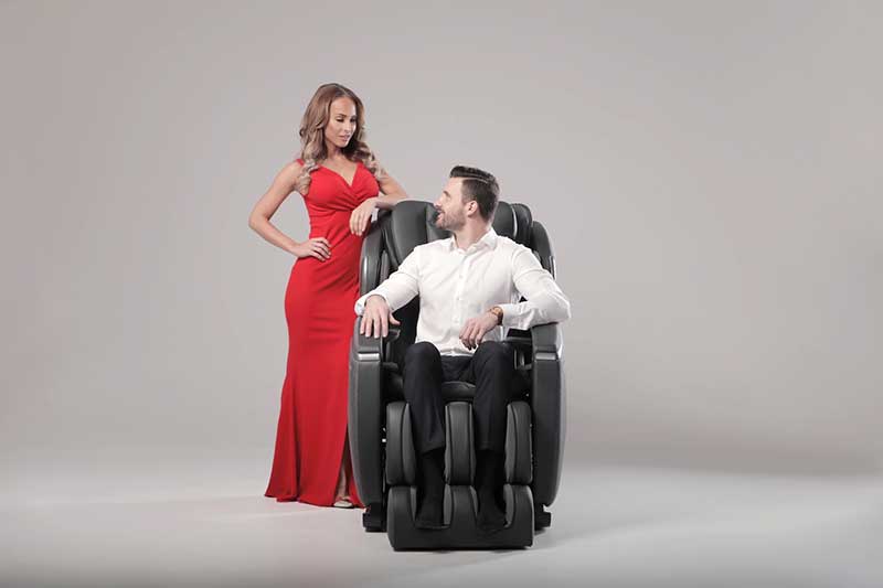 Массажное кресло CASADA Hilton 3 (Хилтон 3) графит