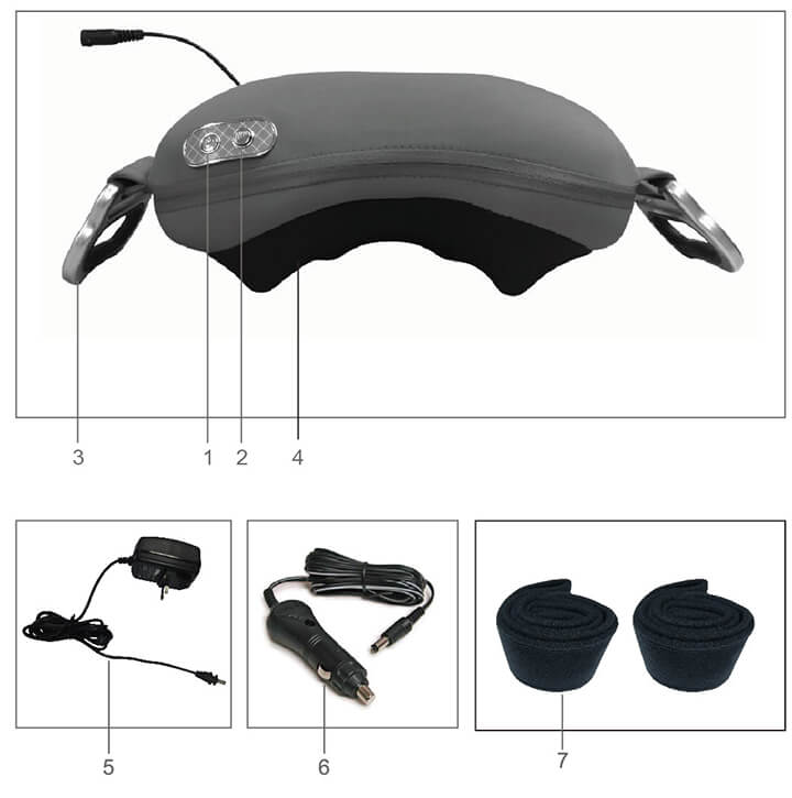 Массажная подушка OTO mBraze MB-51 Light