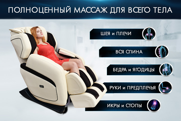 Массажное кресло EGO COSMO EG8808