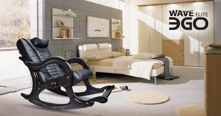 Массажное кресло-качалка EGO WAVE EG-2001 Антрацит 