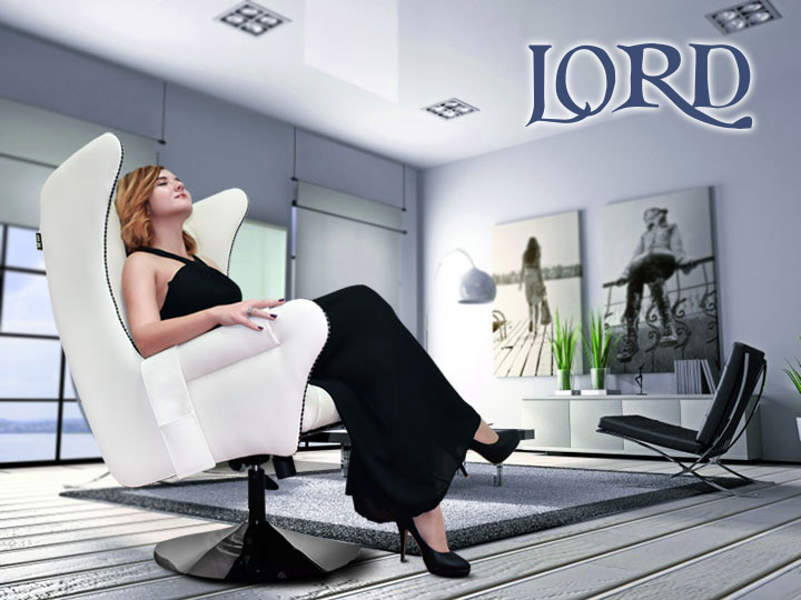 Массажное кресло EGO Lord EG3002 Lux Карамель