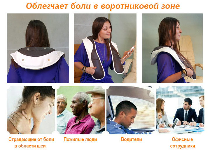 Массажер для шеи и плеч HANSUN HS108C