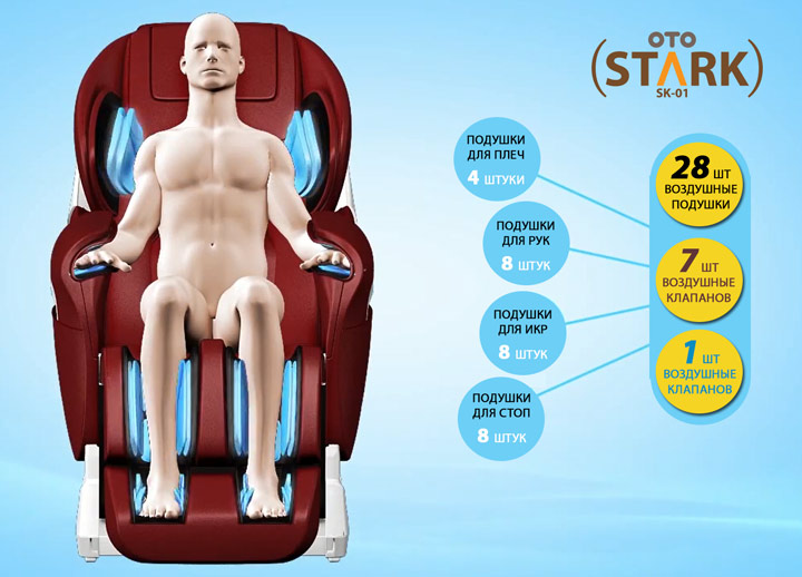 Массажное кресло OTO STARK SK-01